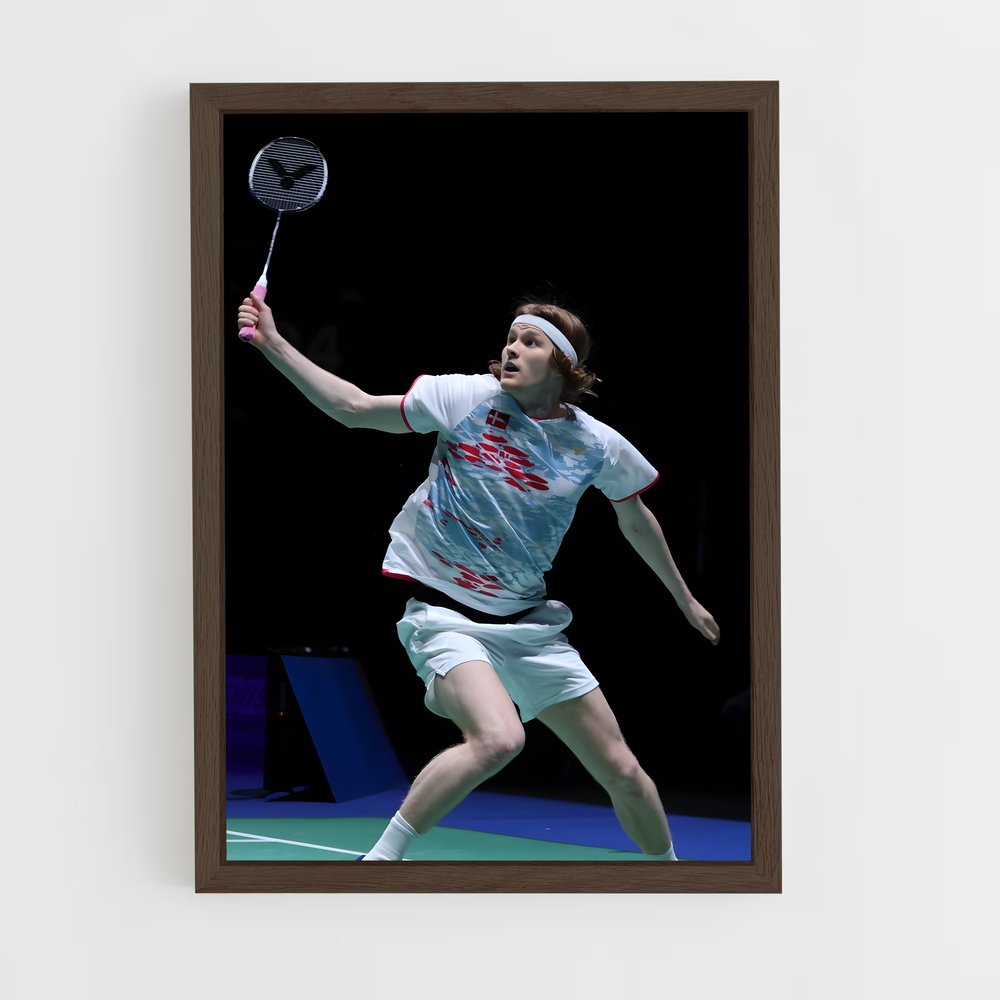 Poster Anders antonsen – affiche Badminton (vue 5)